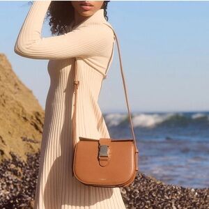 NWT Senreve Cadence Crossbody Bag in Pebbled Chesnut
